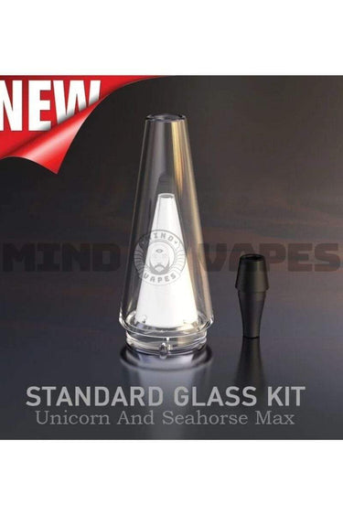 Lookah Unicorn and Seahorse Replacement Glass Kit Clear